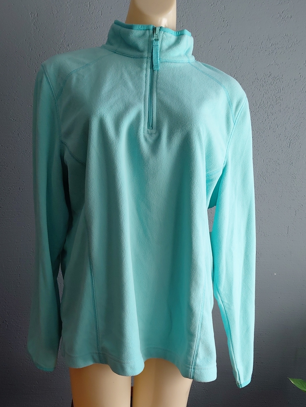 made for life Aqua Half-Zip Pullover Sweatshirt
